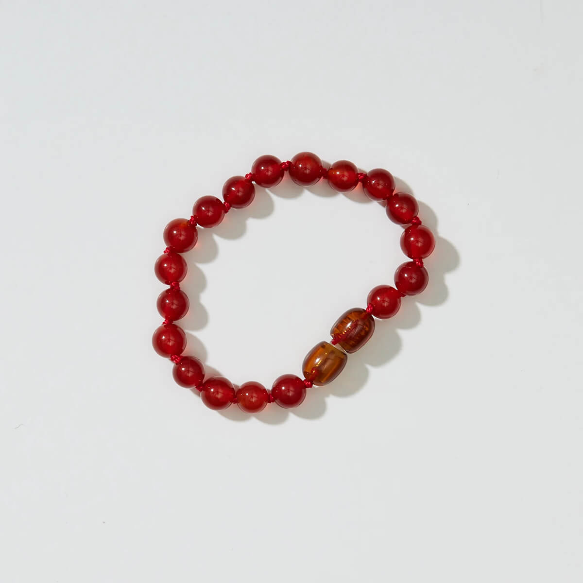 Red Carnelian Kids Bracelet by Nirrimis Bracelet 14cm (2-4 Years)