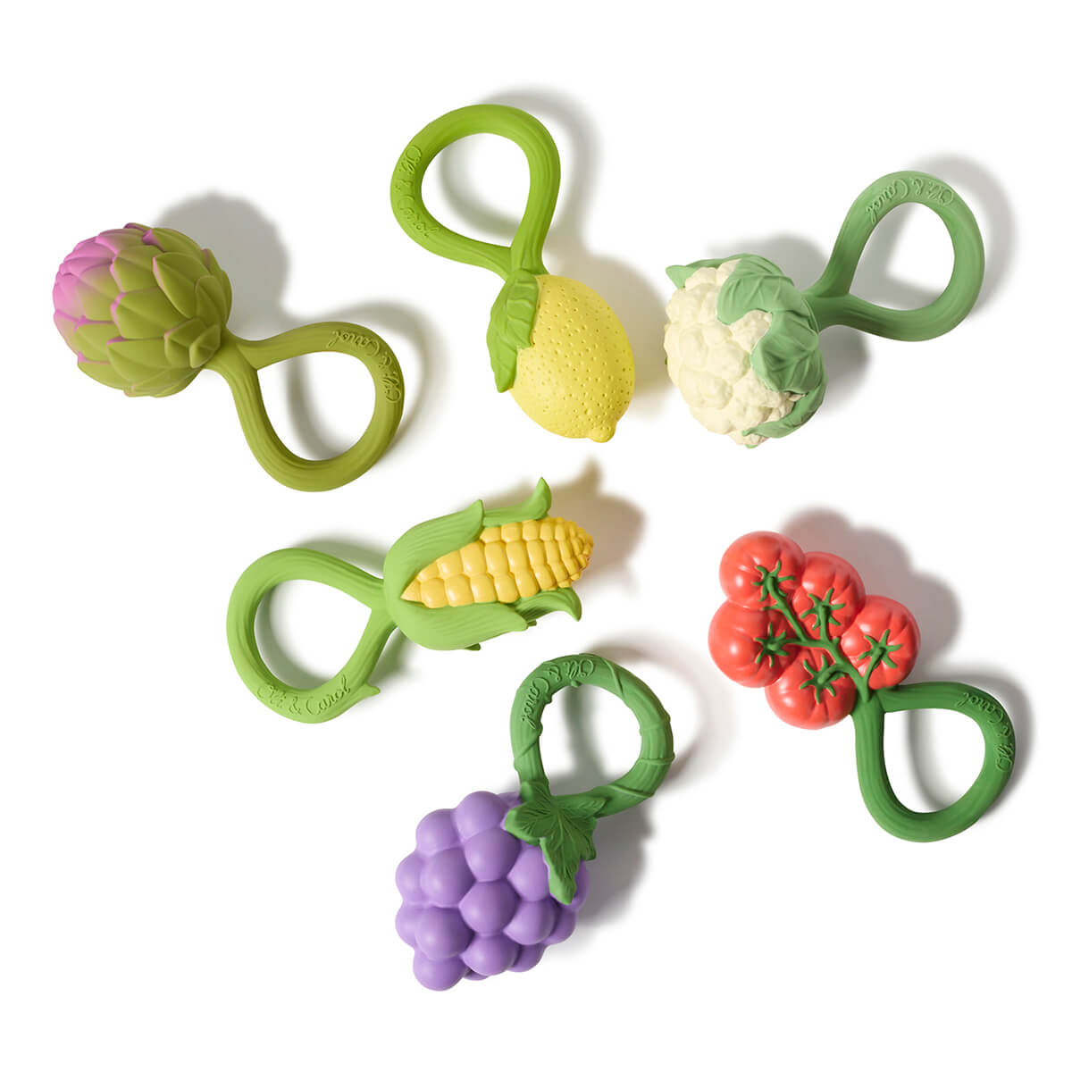 Teethers Teething Egg Stick Teething Egg Pink Bundle Sensory Toys