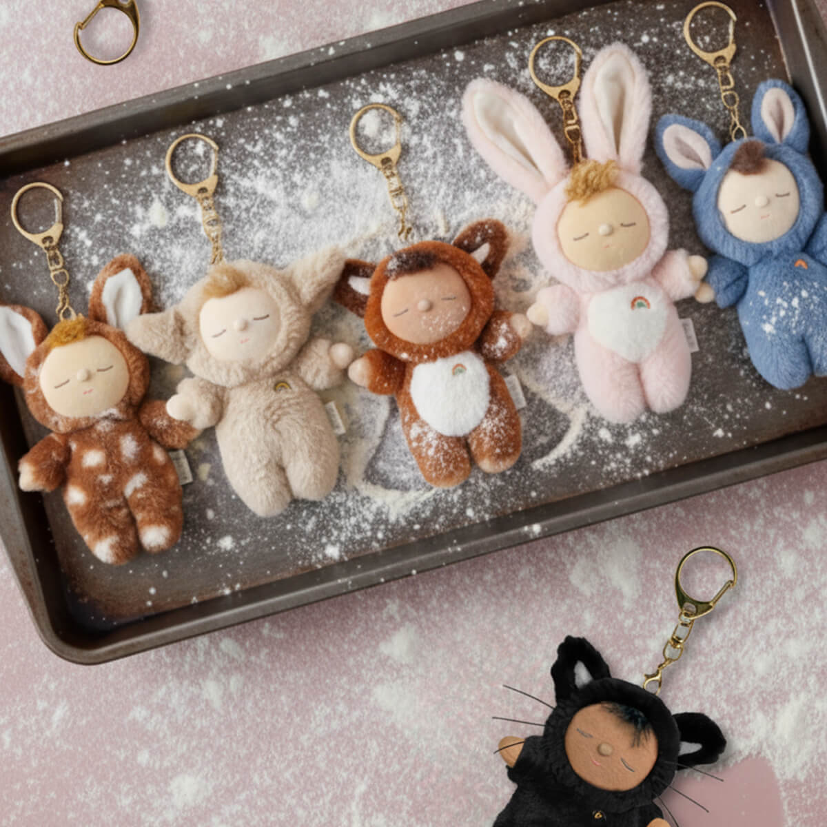 Nox Cat Cozy Dinkum Bag Charm by Olli Ella – Junior Edition