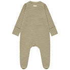 Fern Stripes Zip Sleepsuit by Organic Zoo