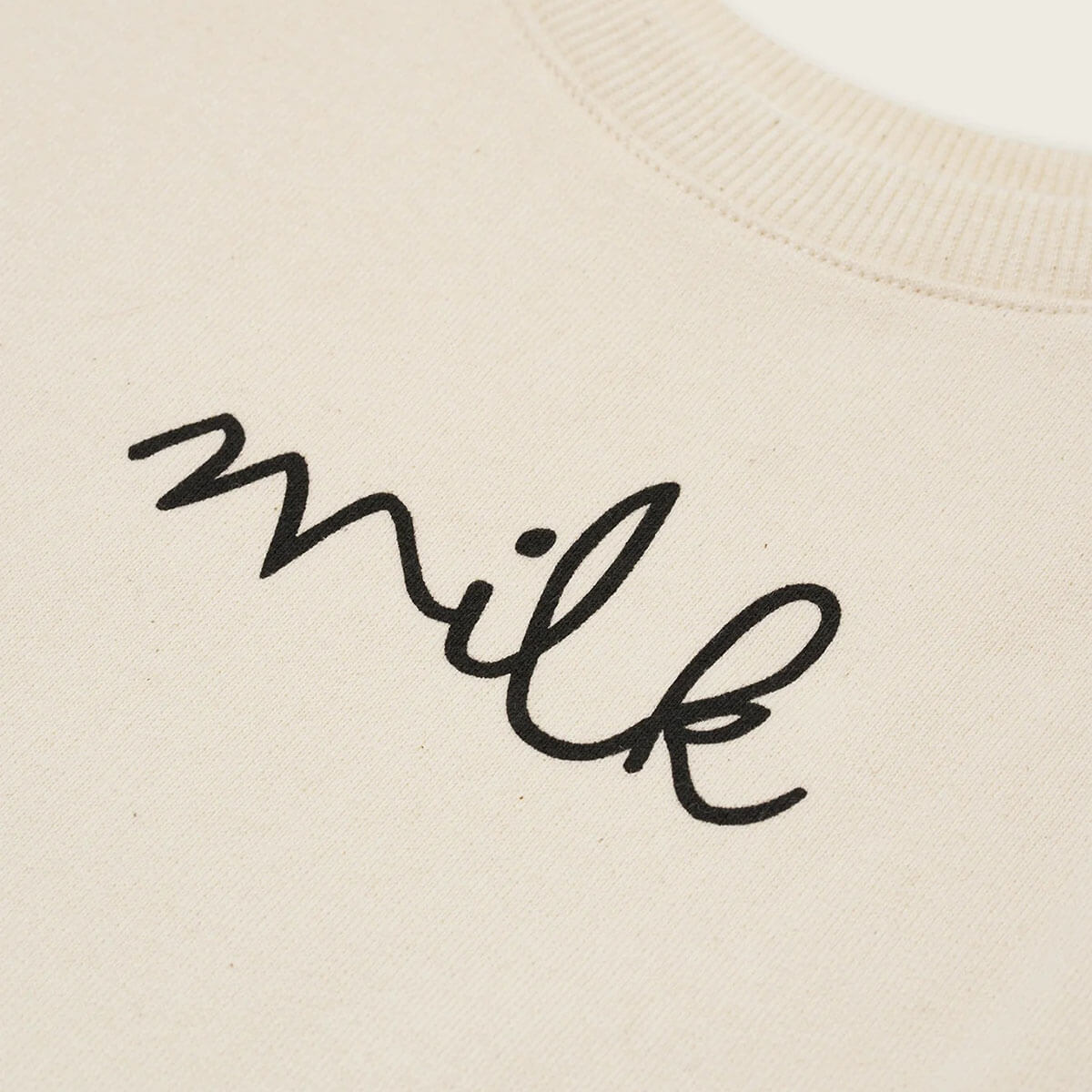 Undyed Milk Sweatshirt | Organic Zoo | Junior Edition