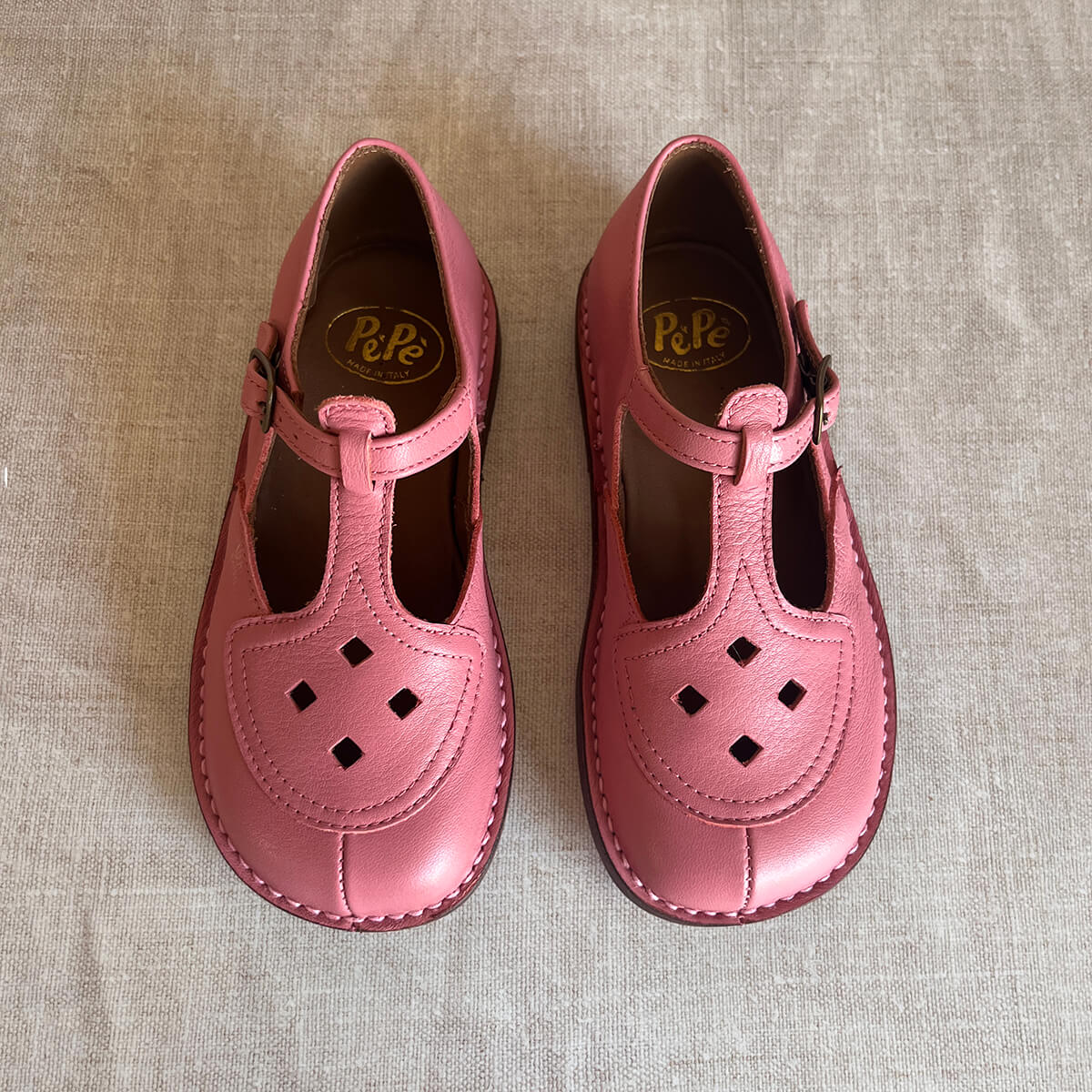 Ezra Cut Out Sandals in Peony by PèPè – Junior Edition