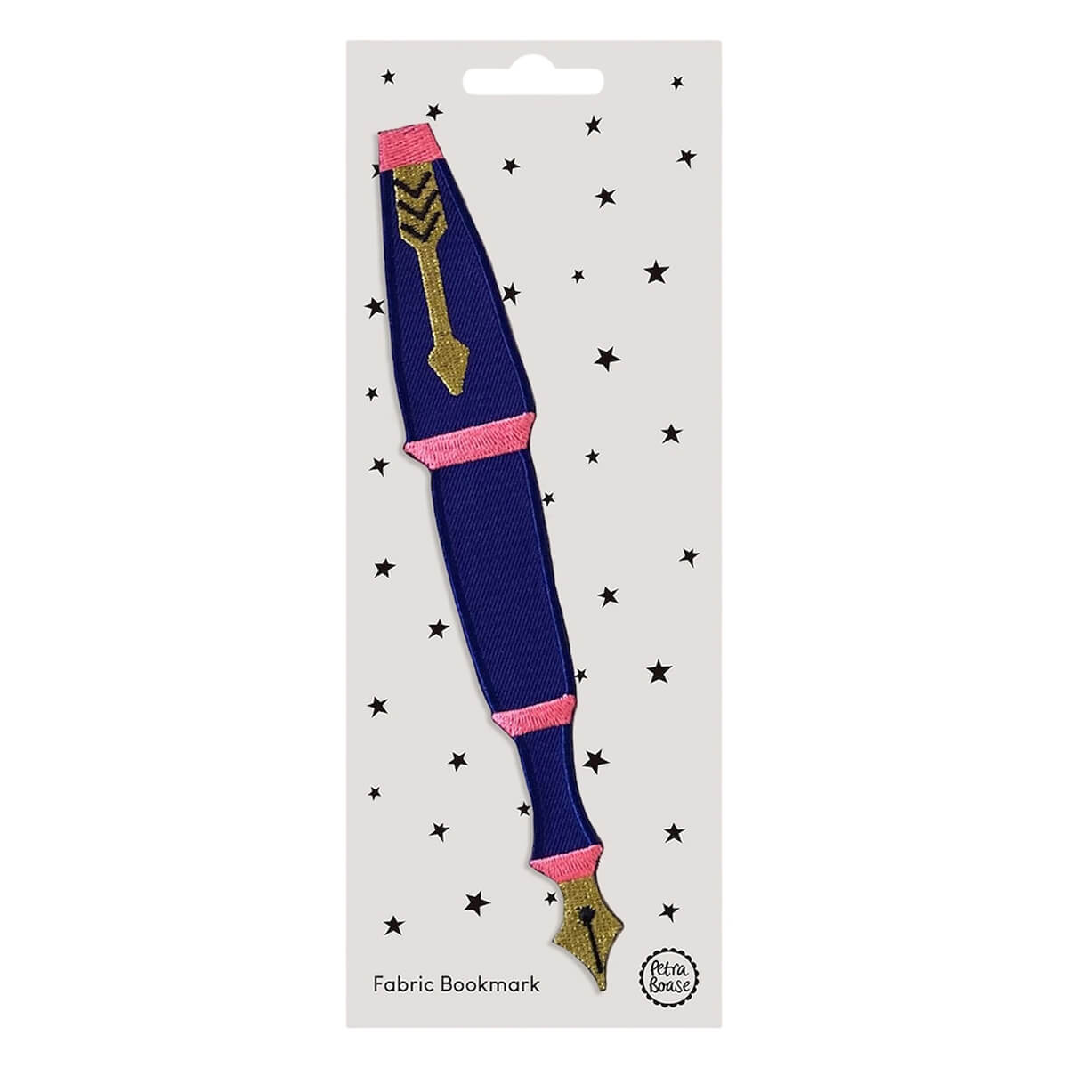 Fountain Pen Fabric Bookmark by Petra Boase