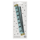 Retro Tape Measure Fabric Bookmark in Blue by Petra Boase