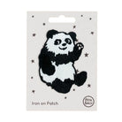 Panda Bear Iron On Patch by Petra Boase