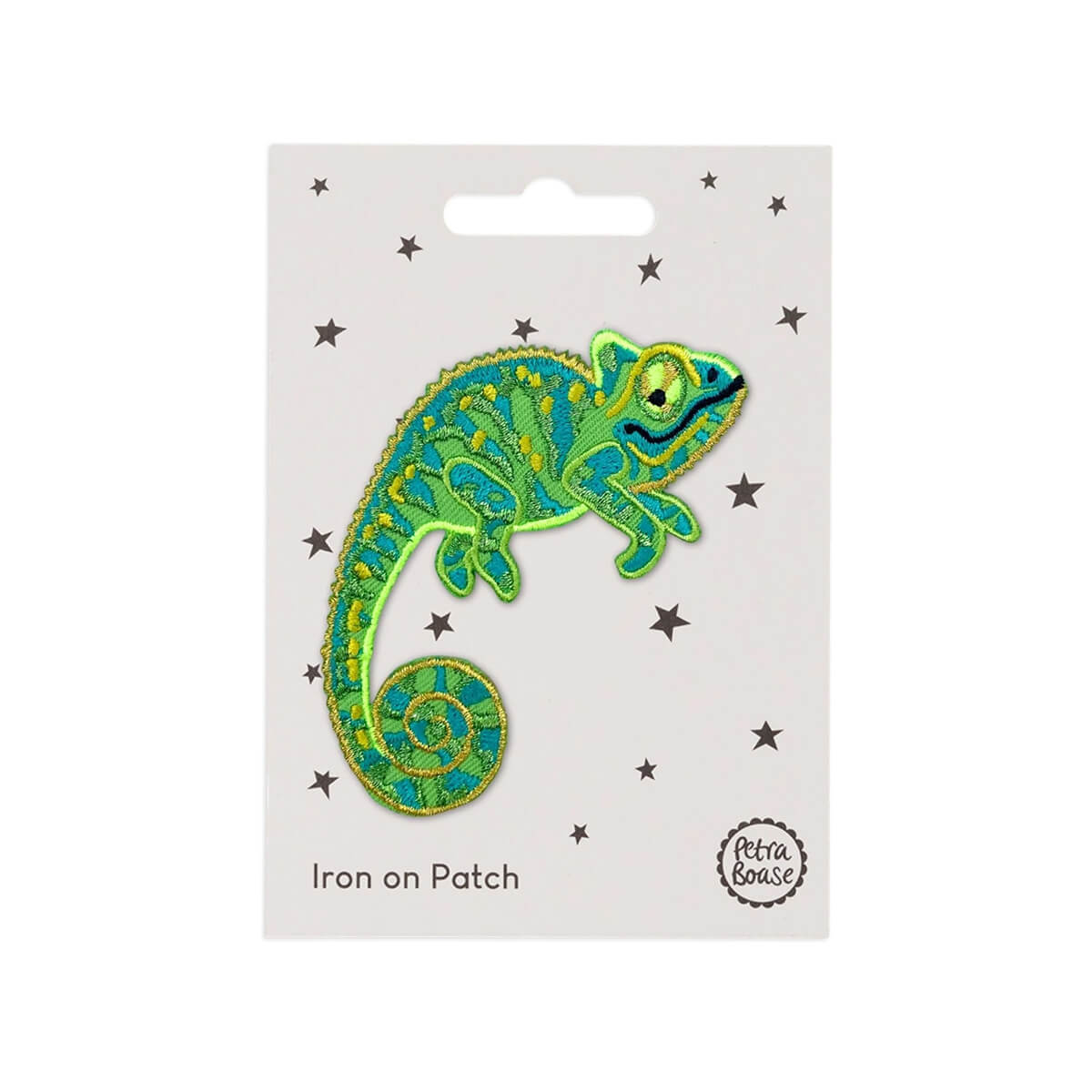 Chameleon Iron On Patch by Petra Boase