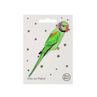 Parrot Iron On Patch by Petra Boase