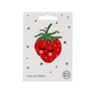 Strawberry Iron On Patch by Petra Boase
