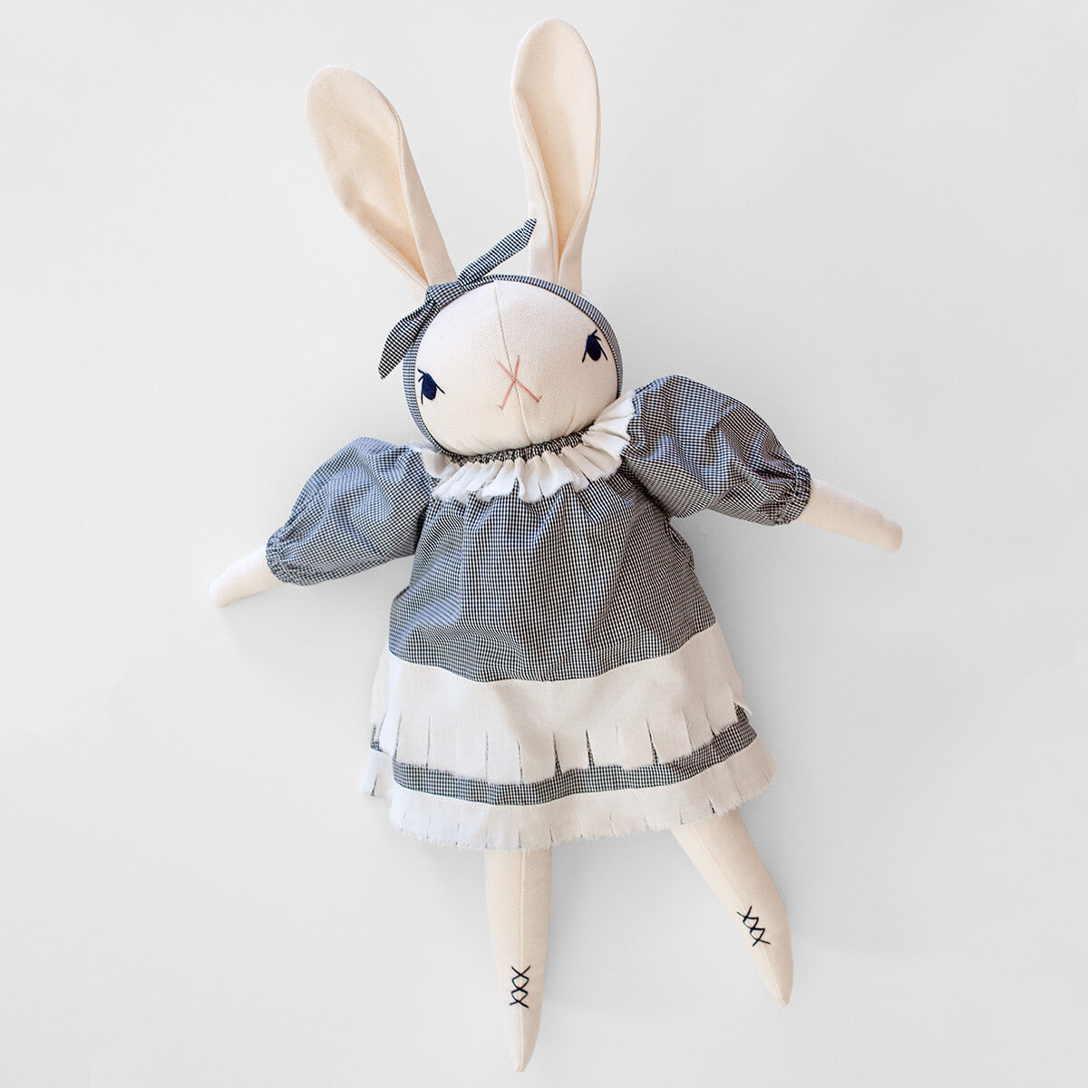Polka Dot Club うさぎ　ぬいぐるみ　bunny rabbit Claire Large Rabbit in White | Polka Dot Club – Junior Edition