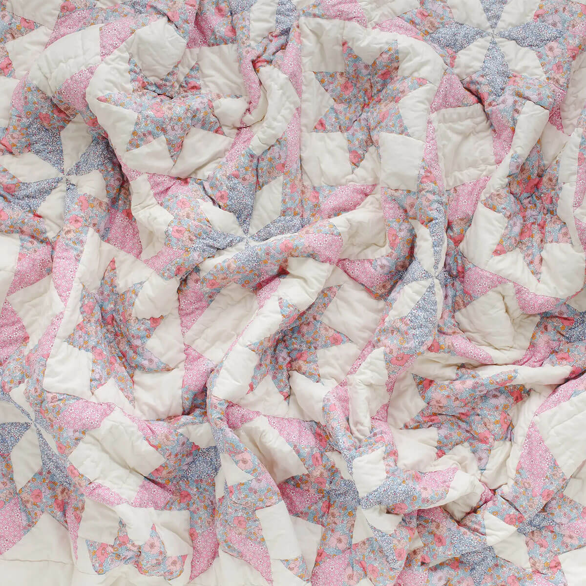 Shooting Star Liberty Patchwork Quilt by Projektityyny