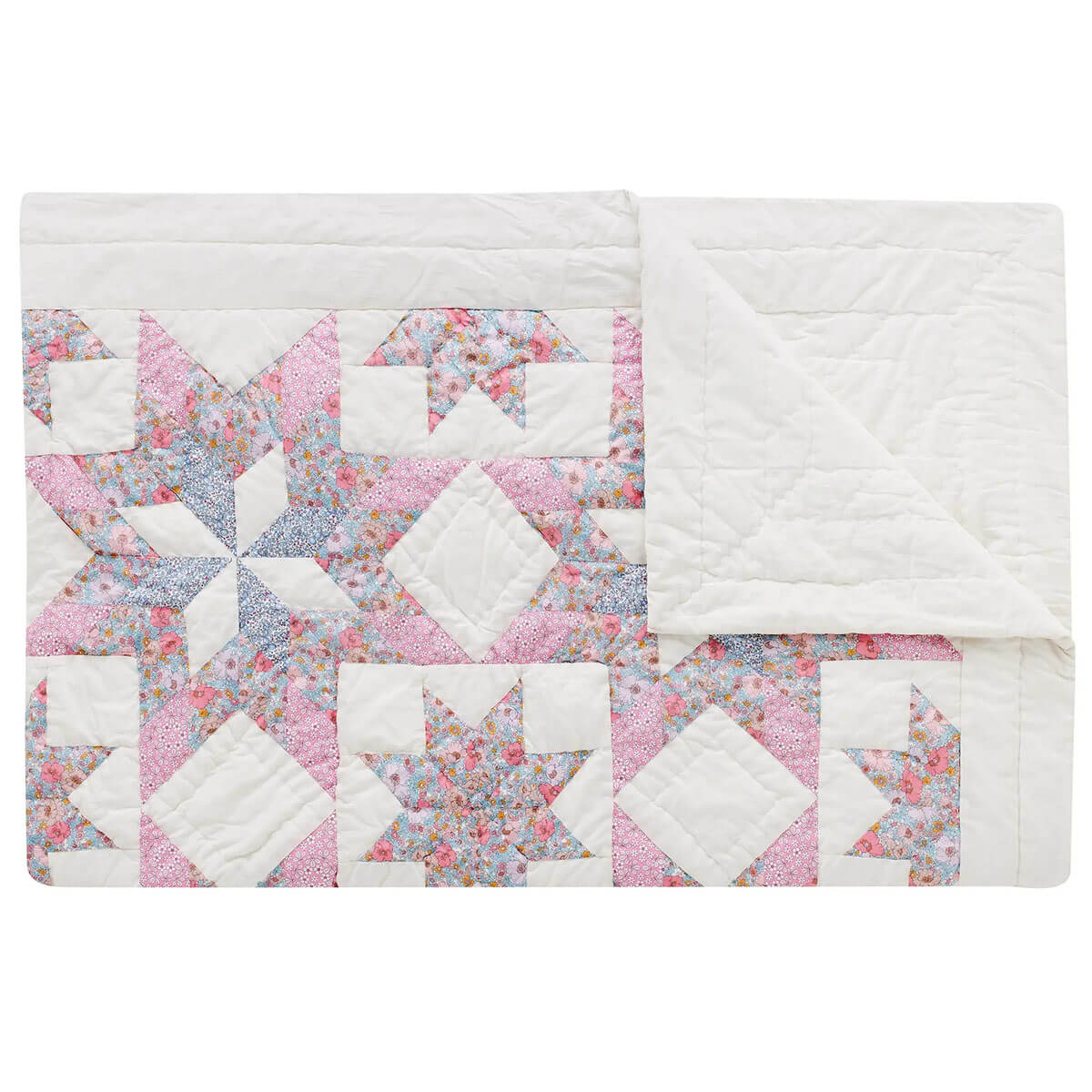 Shooting Star Liberty Patchwork Quilt by Projektityyny