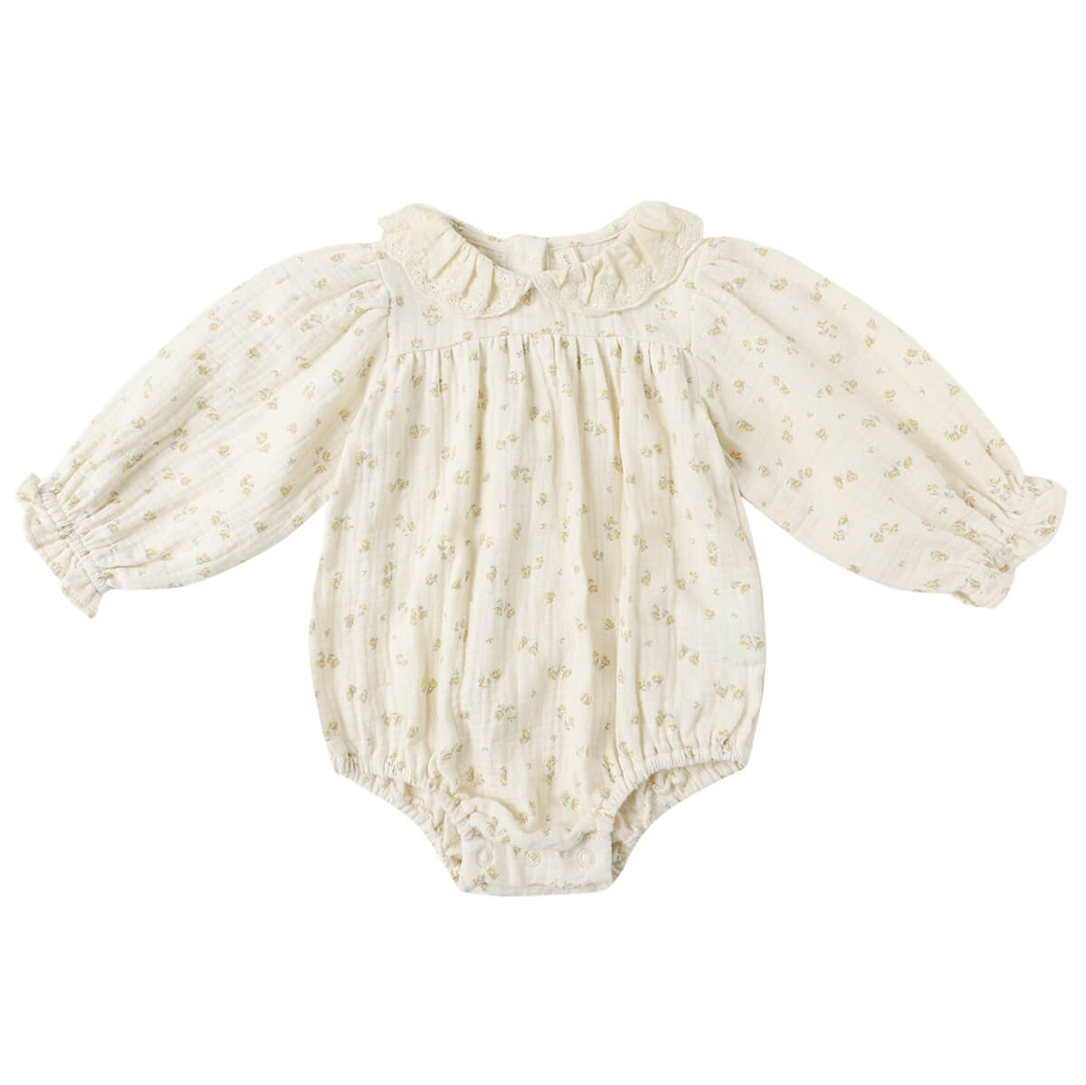 Callie Romper in Golden Floral by Quincy Mae – Junior Edition