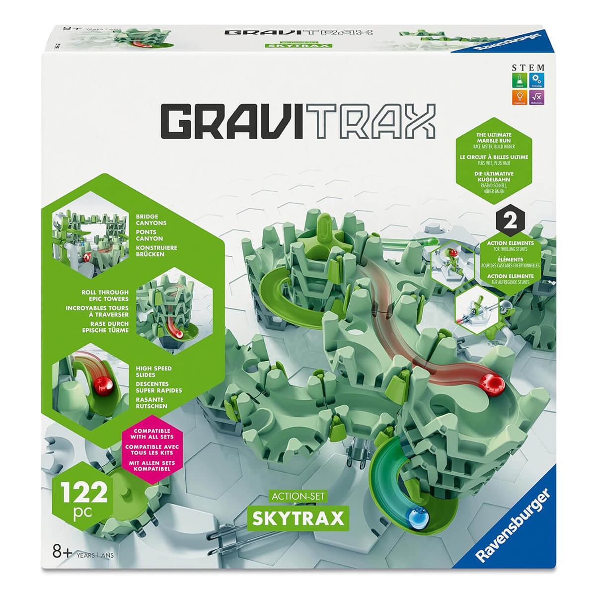 Gravitrax Action Set Skytrax by Ravensburger – Junior Edition
