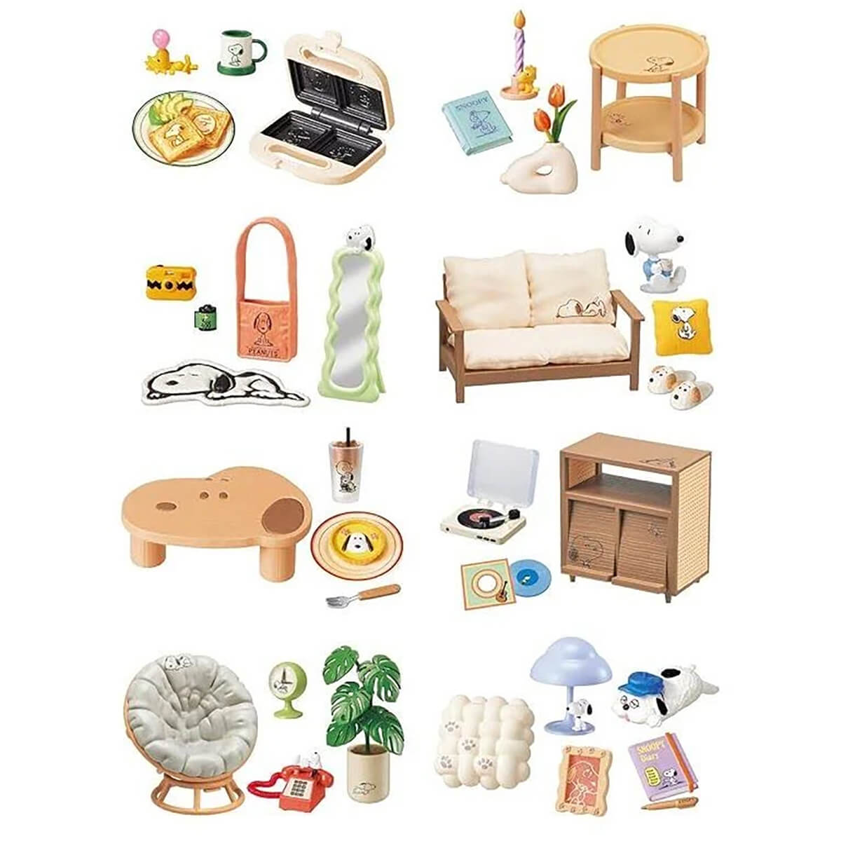 snoopyfunページ Snoopy Peanuts Cozy Weekend Room Blind Box by Re-Ment Japan