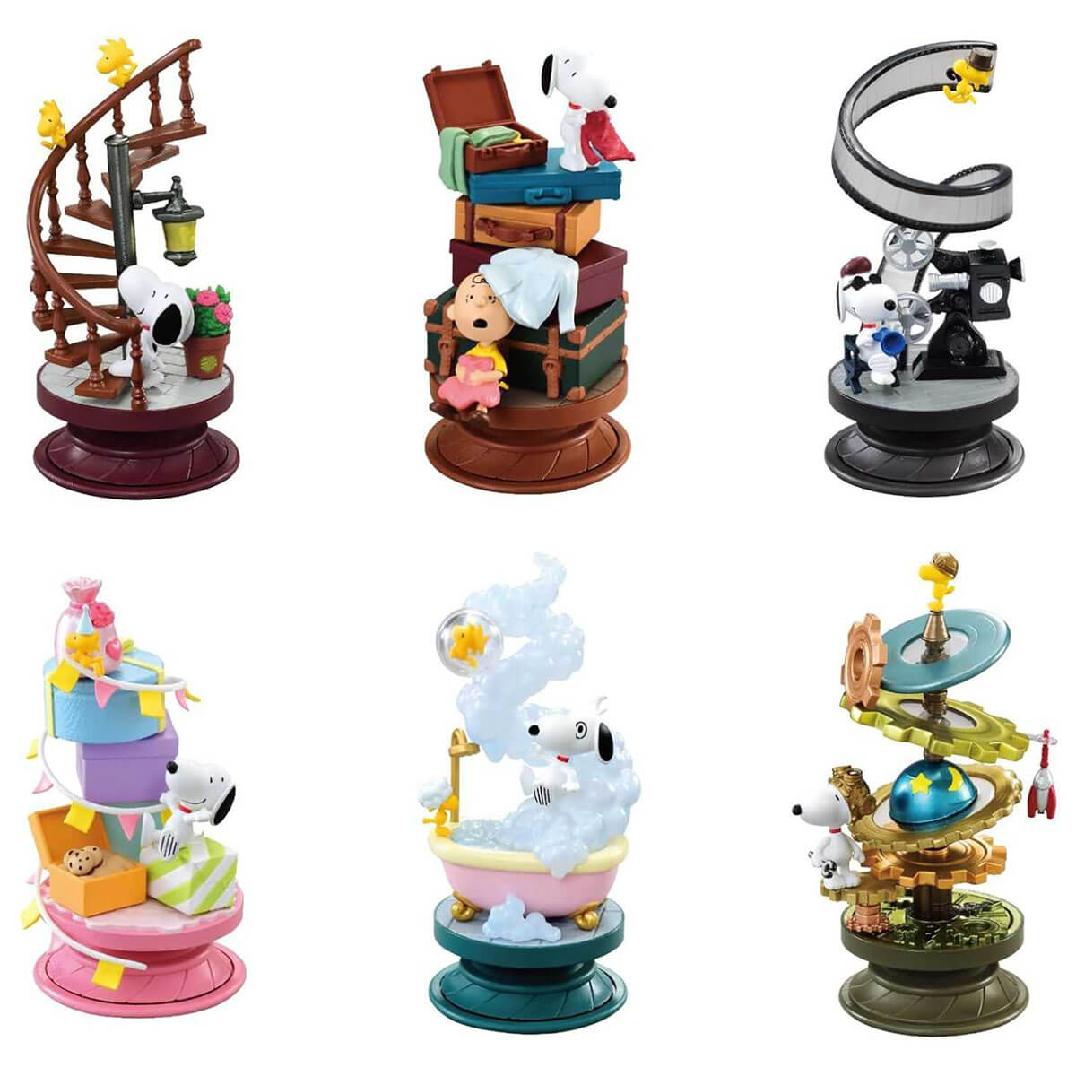 Snoopy Spiral Diorama Blind Box by Re-Ment Japan