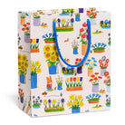 Busytown Flowers Medium Gift Bag by Red Cap Cards