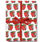 Lowly's Apple Car Gift Wrap By Red Cap Cards