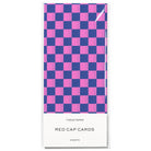 Blue and Pink Checkers Tissue Paper by Red Cap Cards