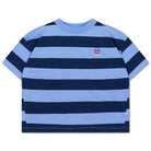 Boxy Tee in Horizon Dark Eclipse Block Stripe by Repose AMS