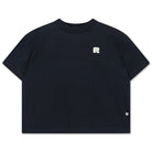 Boxy Tee in Moonless Night Black by Repose AMS