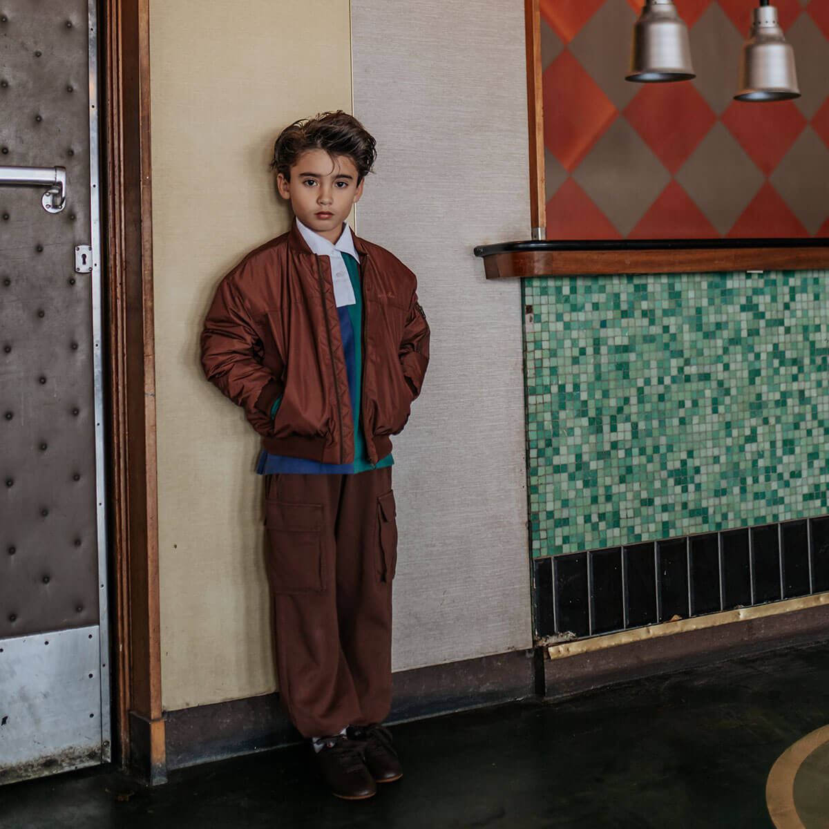 Cargo Pants in Pure Chocolate by Repose AMS