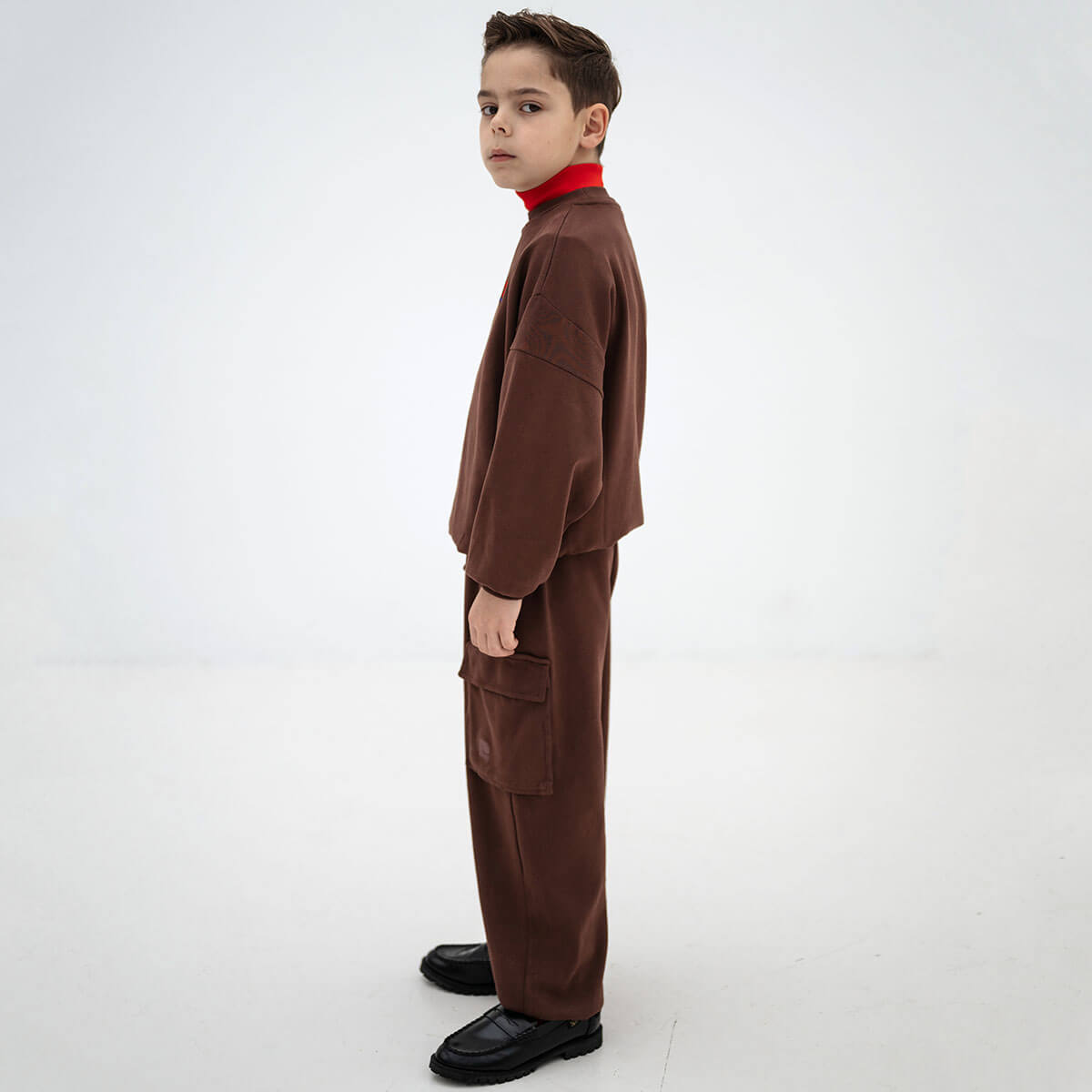 Cargo Pants in Pure Chocolate by Repose AMS
