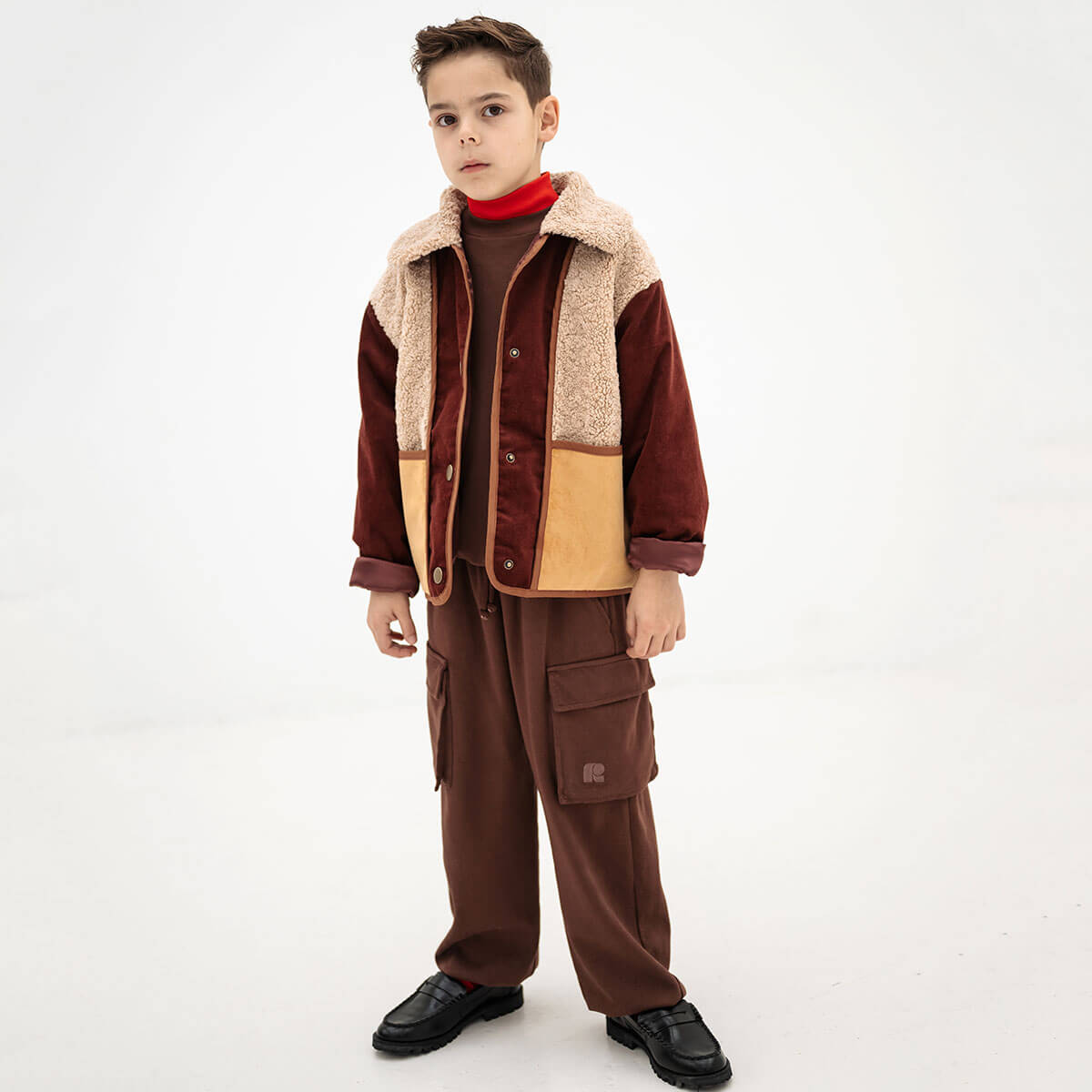 Cargo Pants in Pure Chocolate by Repose AMS