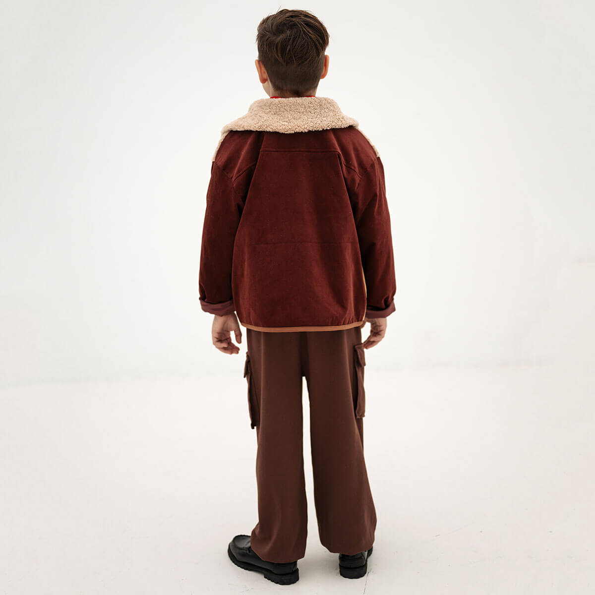 Cargo Pants in Pure Chocolate by Repose AMS