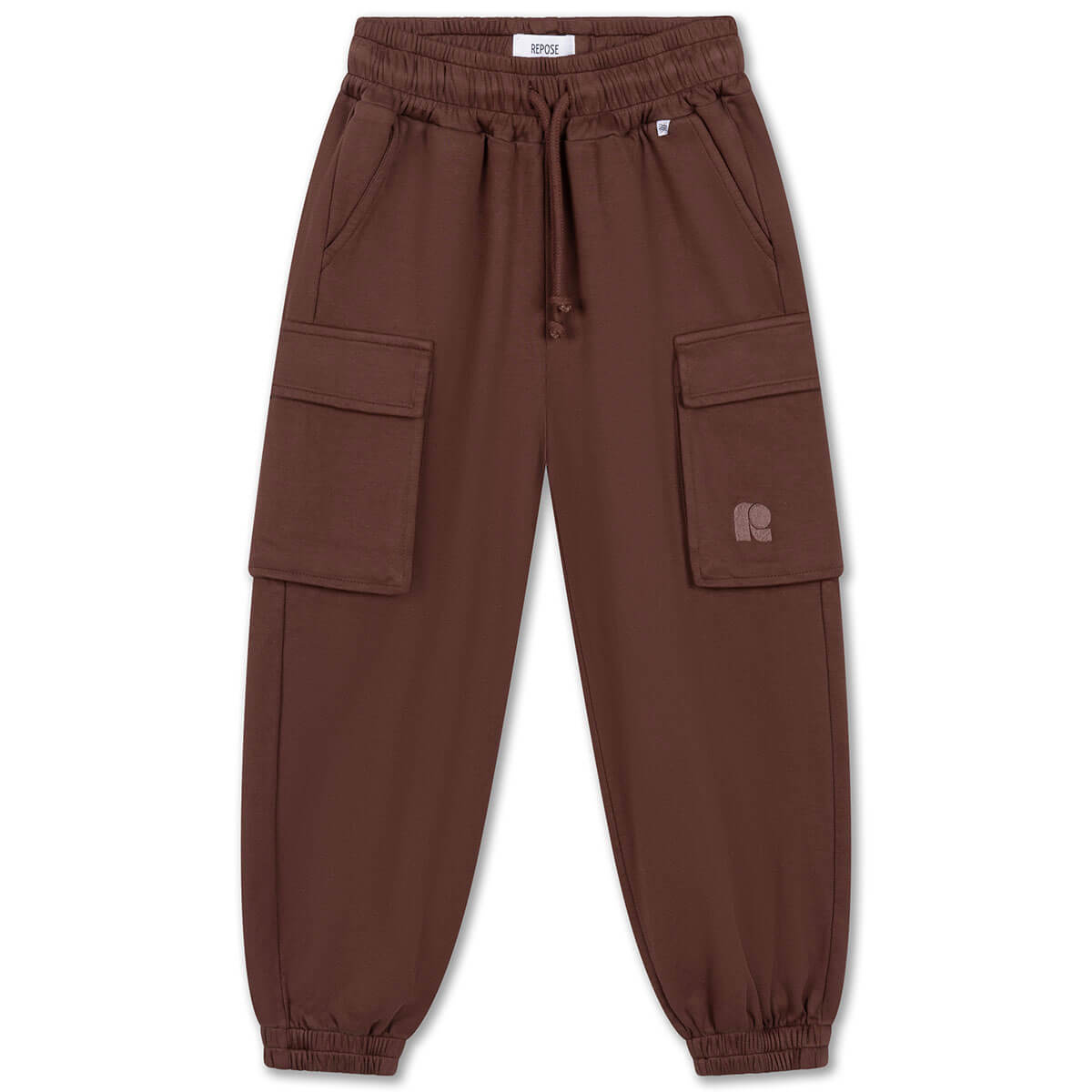 Cargo Pants in Pure Chocolate by Repose AMS