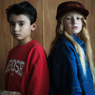 Cozydrop Sweater in Firecracker Red by Repose AMS
