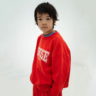 Cozydrop Sweater in Firecracker Red by Repose AMS