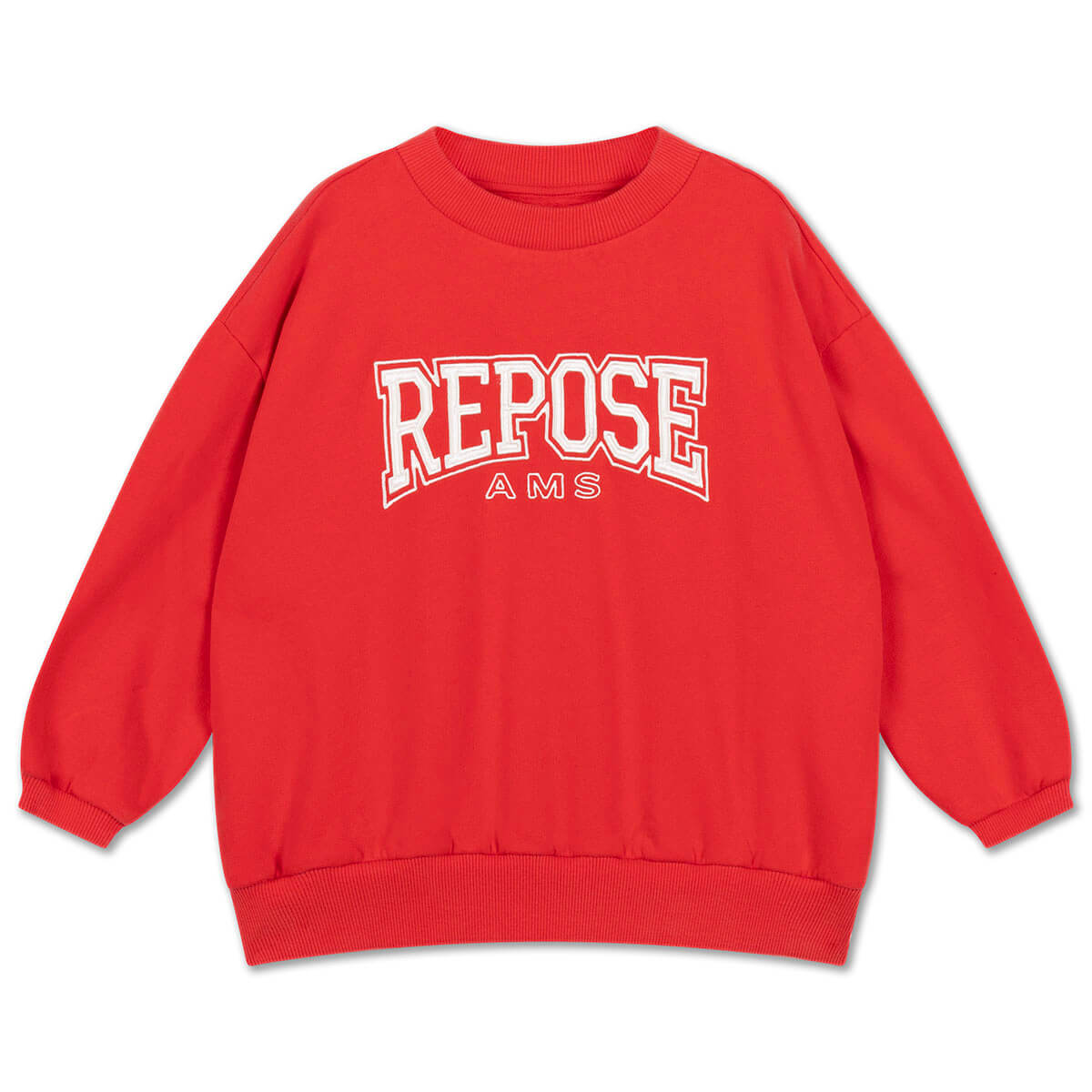 Cozydrop Sweater in Firecracker Red by Repose AMS