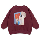 Cozydrop Sweater in Mulberry Rocket by Repose AMS