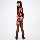 Leggings in Chocolate Leopard by Repose AMS