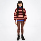 Leggings in Chocolate Leopard by Repose AMS