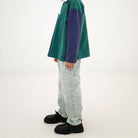 No Sweat Pant in Vintage Mud Blue by Repose AMS