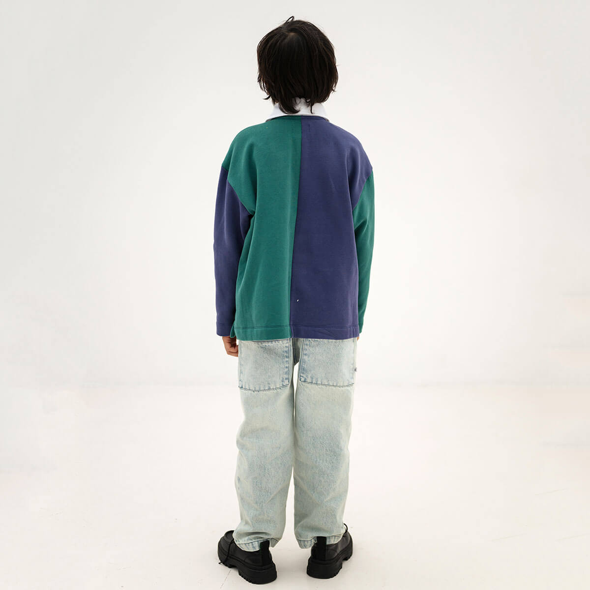 No Sweat Pant in Vintage Mud Blue by Repose AMS