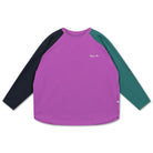 Raglan Long Sleeve Tee in Colour Block by Repose AMS