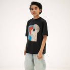 Tee Shirt in Moonless Night Black by Repose AMS