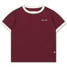 Tee Shirt in Mulberry Rocket by Repose AMS