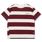 Tee Shirt in Mulberry Stripe by Repose AMS
