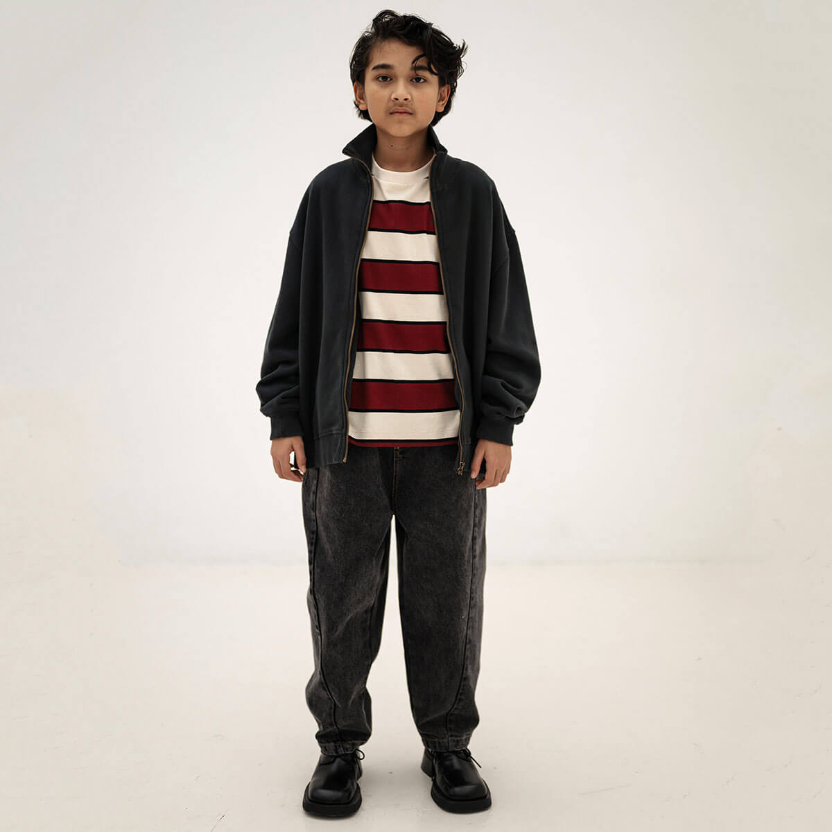 Wide Pant in Slate Grey by Repose AMS