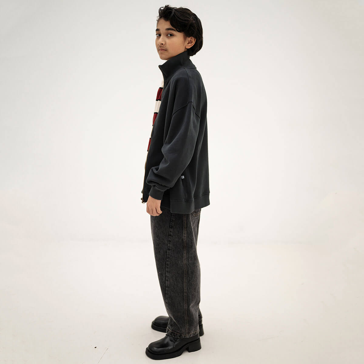 Wide Pant in Slate Grey by Repose AMS