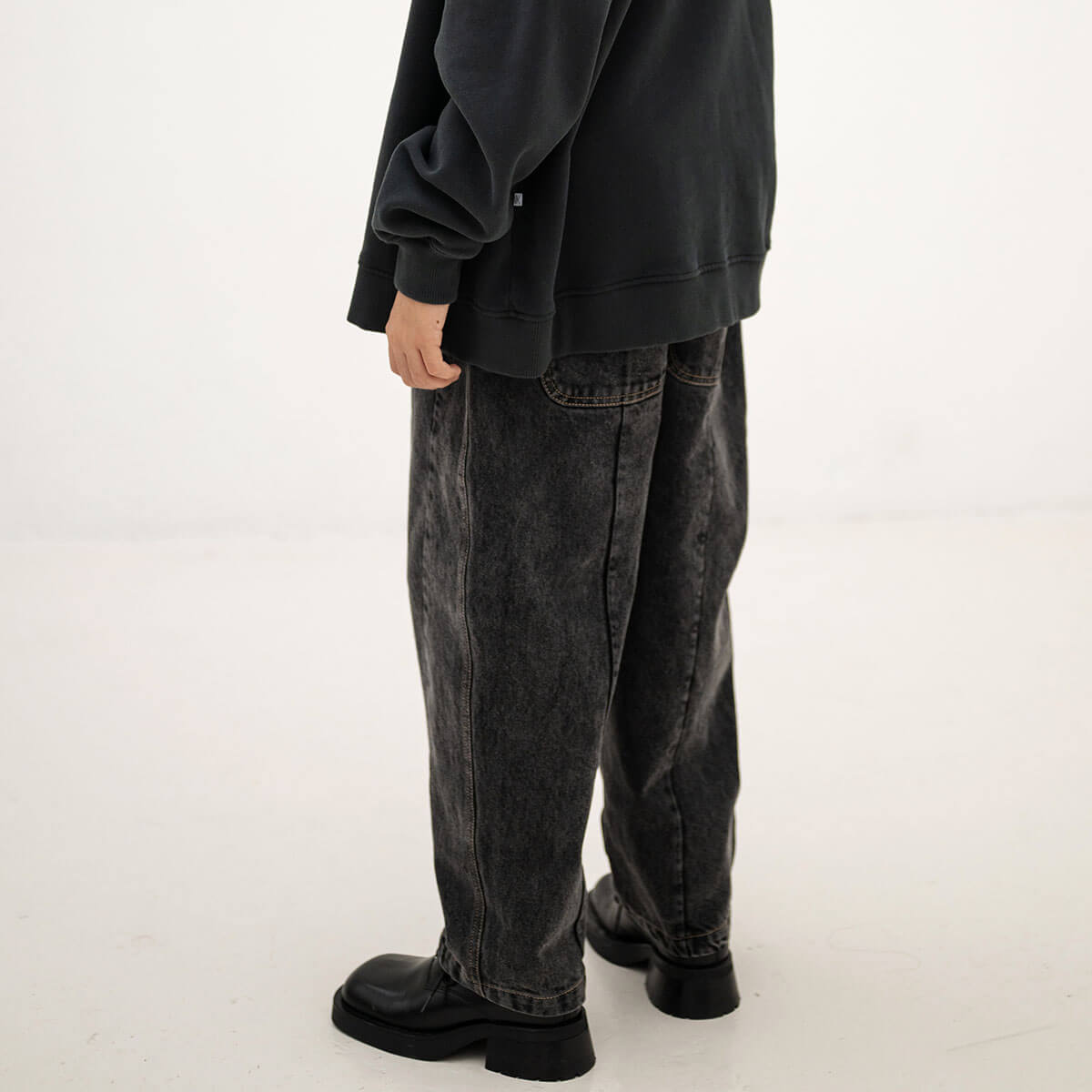 Wide Pant in Slate Grey by Repose AMS