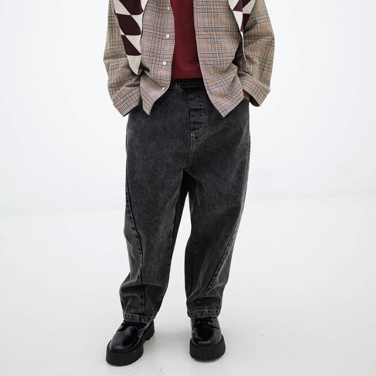 Wide Pant in Slate Grey by Repose AMS