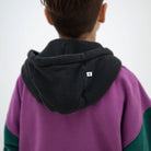 Zip Up Hoodie in Colour Block by Repose AMS