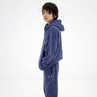 Zip Up Hoodie in Eclipse Blue by Repose AMS