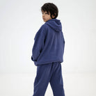 Zip Up Hoodie in Eclipse Blue by Repose AMS