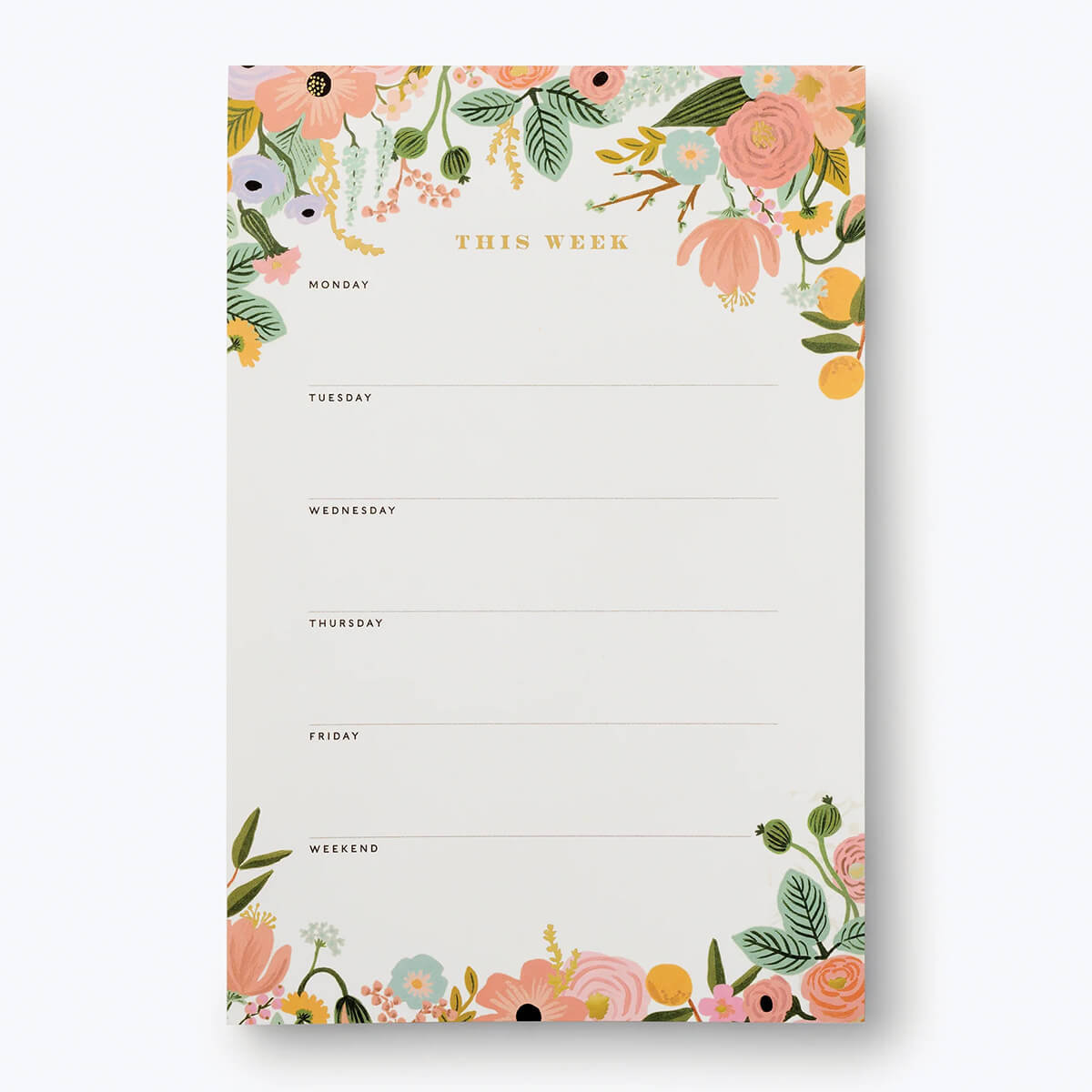 Garden Party Memo Notepad in Pastel by Rifle Paper Co. – Junior Edition