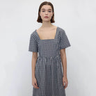 Chrissie Dress in Black Gingham by Rita Row